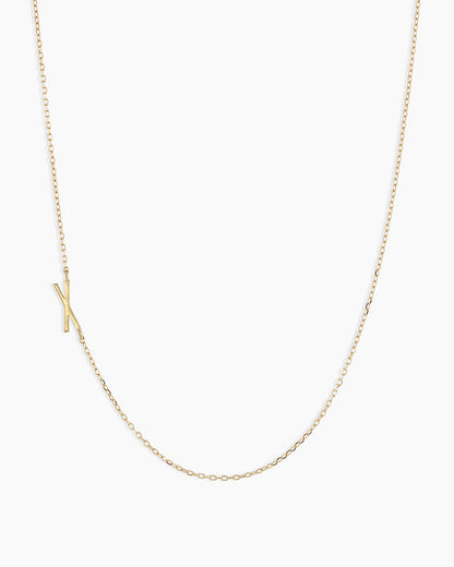 14K Gold Alphabet Necklace