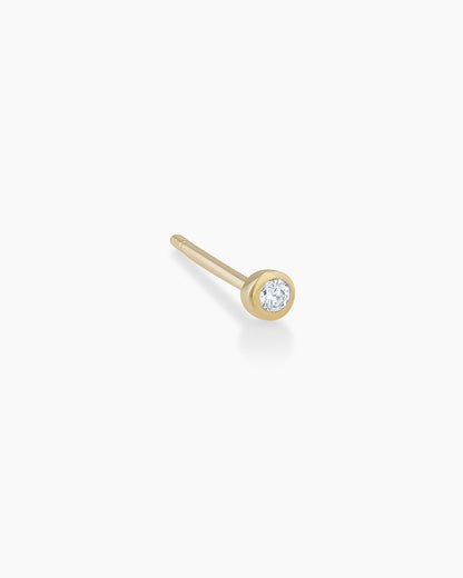 14K Classic Diamond Single Stud