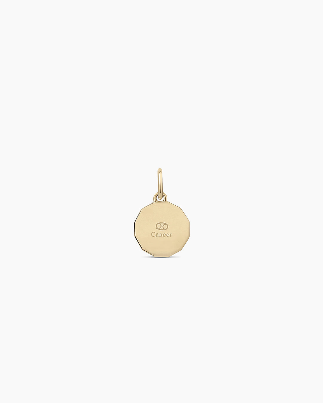 14K Diamond Zodiac Coin Charm