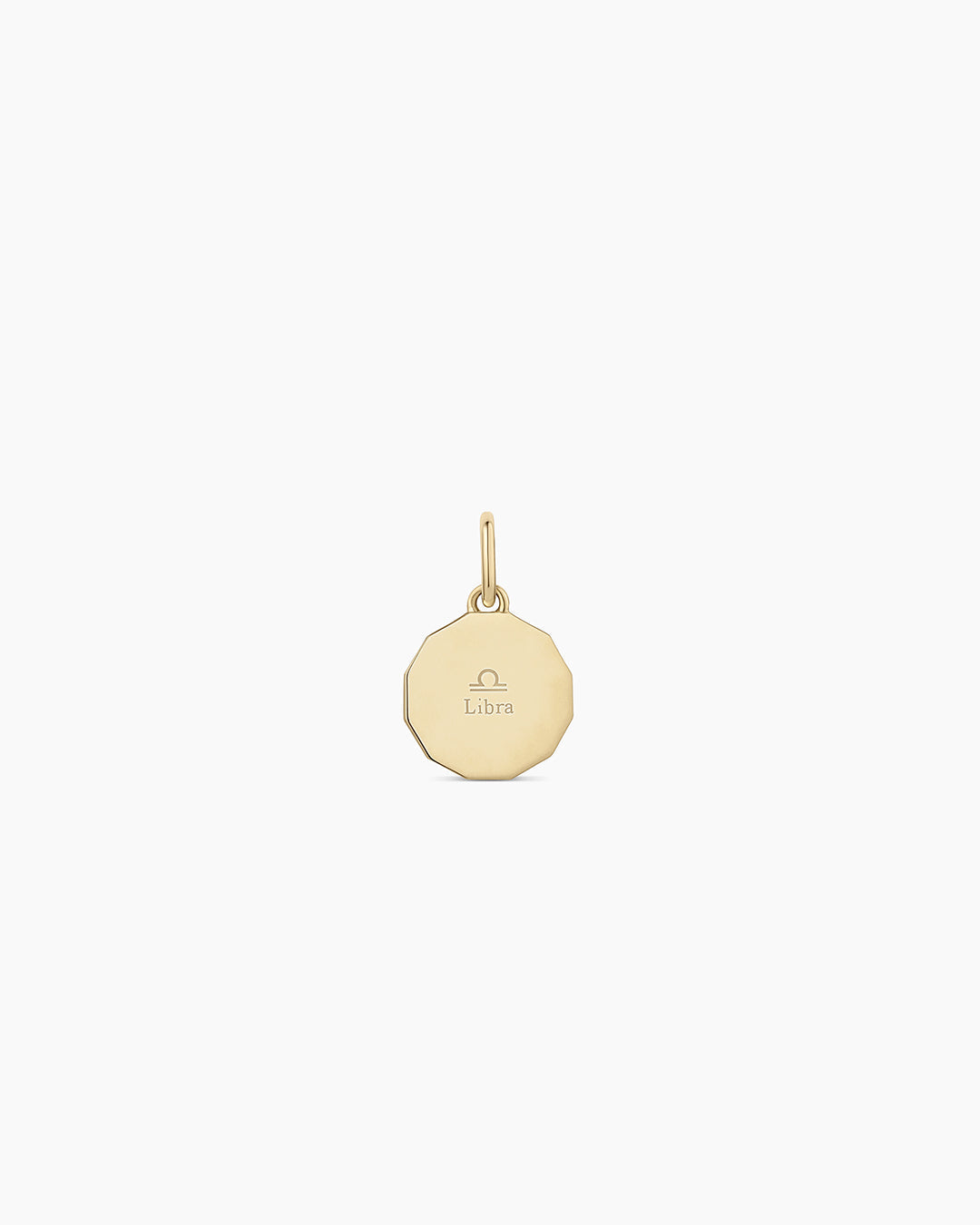 14K Diamond Zodiac Coin Charm