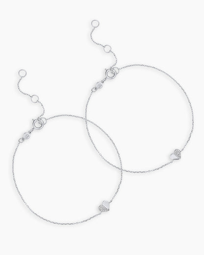 14K Diamond Bond Bracelet