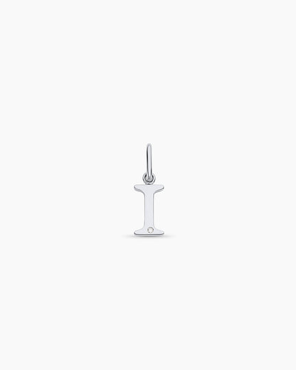 14K Diamond Vintage Alphabet Charm