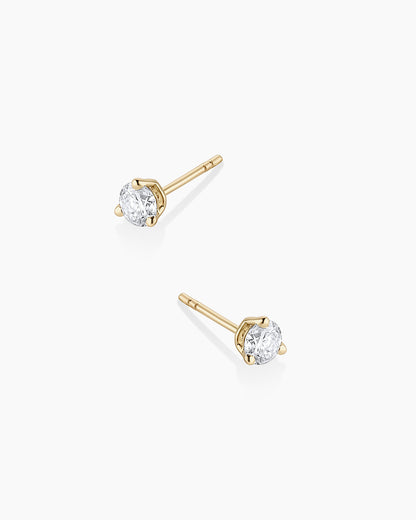 14K Lab Grown Diamond Solitaire Studs