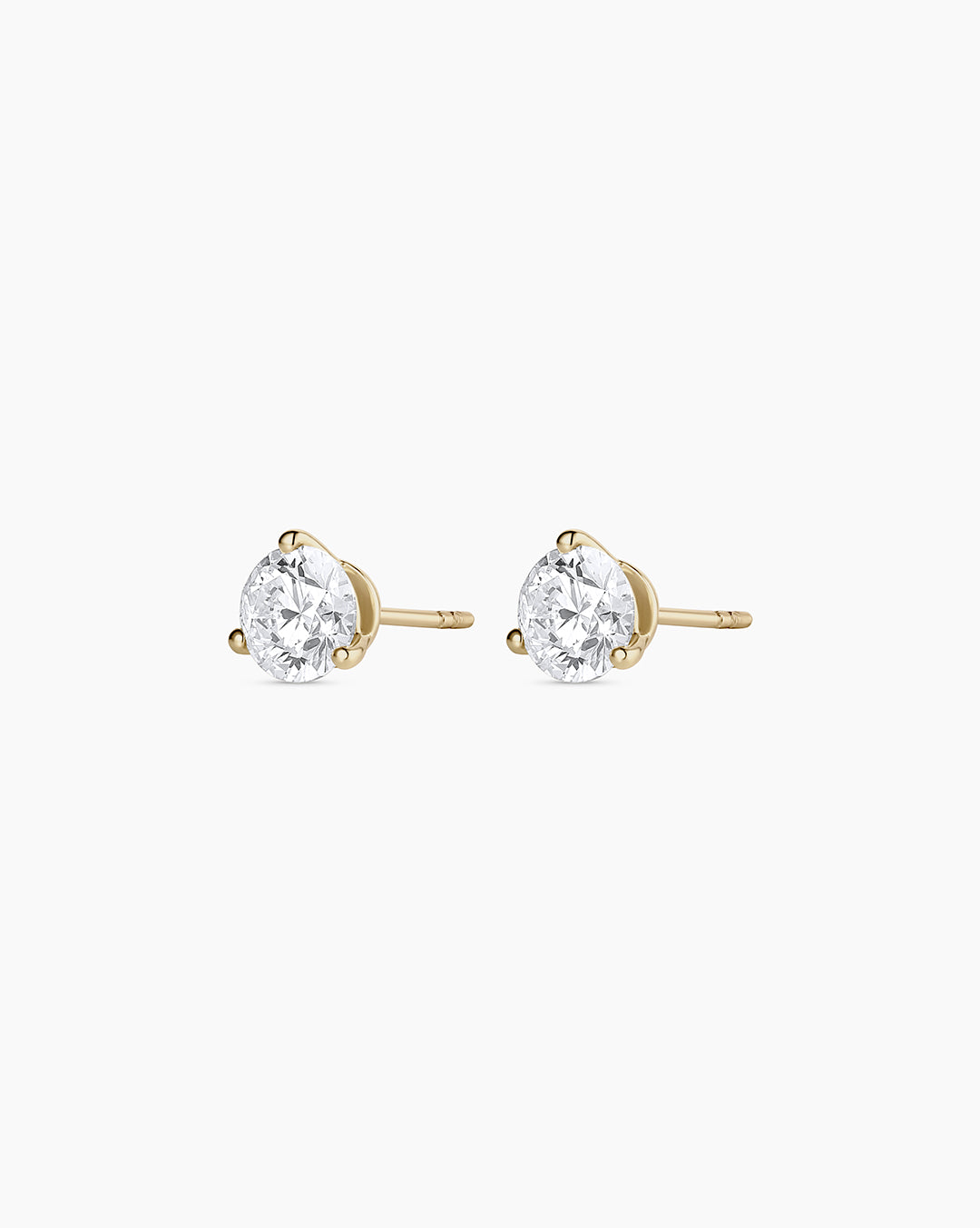 14K Lab Grown Diamond Solitaire Studs