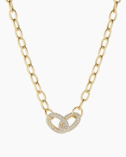 Lou Shimmer Interlocking Necklace