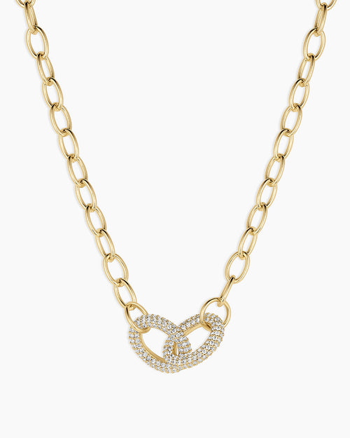 Lou Shimmer Interlocking Necklace