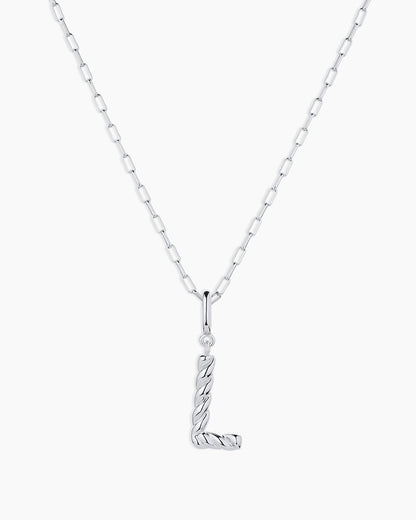 Crew Alphabet Statement Charm Necklace