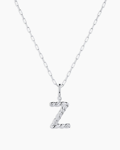 Crew Alphabet Statement Charm Necklace