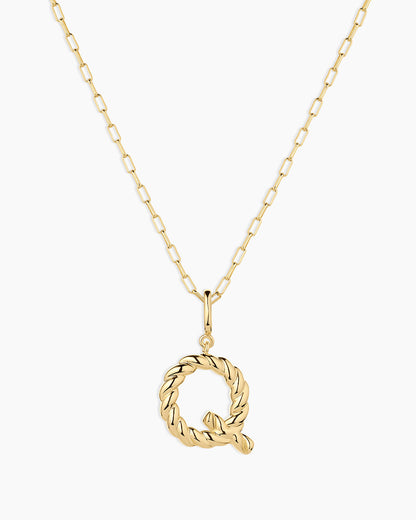 Crew Alphabet Statement Charm Necklace
