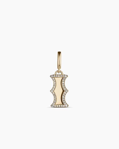 14K Diamond Era Alphabet Charm