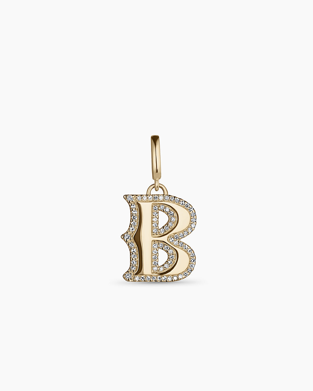 14K Diamond Era Alphabet Charm