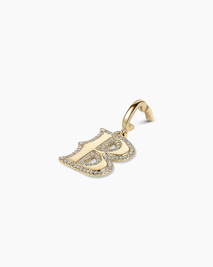 14K Diamond Era Alphabet Charm