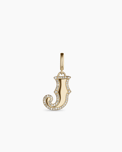 14K Diamond Era Alphabet Charm