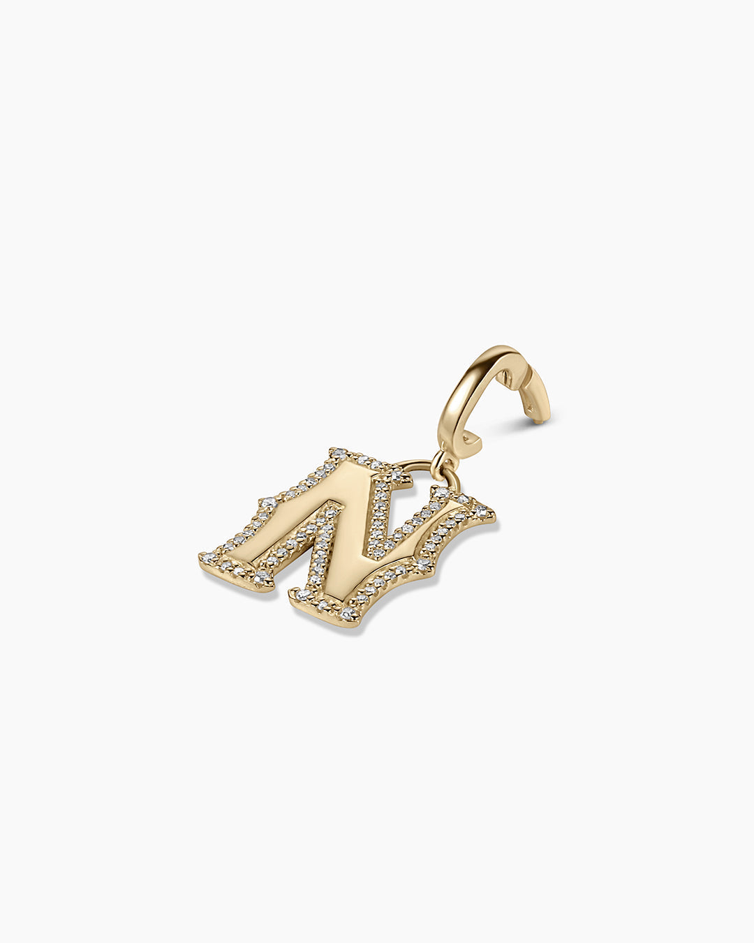 14K Diamond Era Alphabet Charm