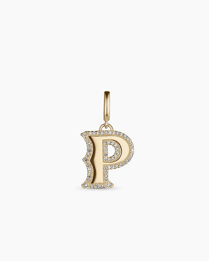 14K Diamond Era Alphabet Charm