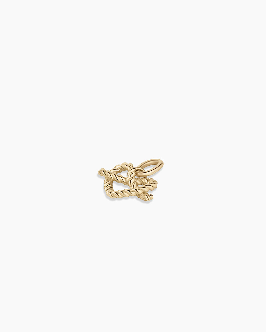 14K Gold Love Knot Charm