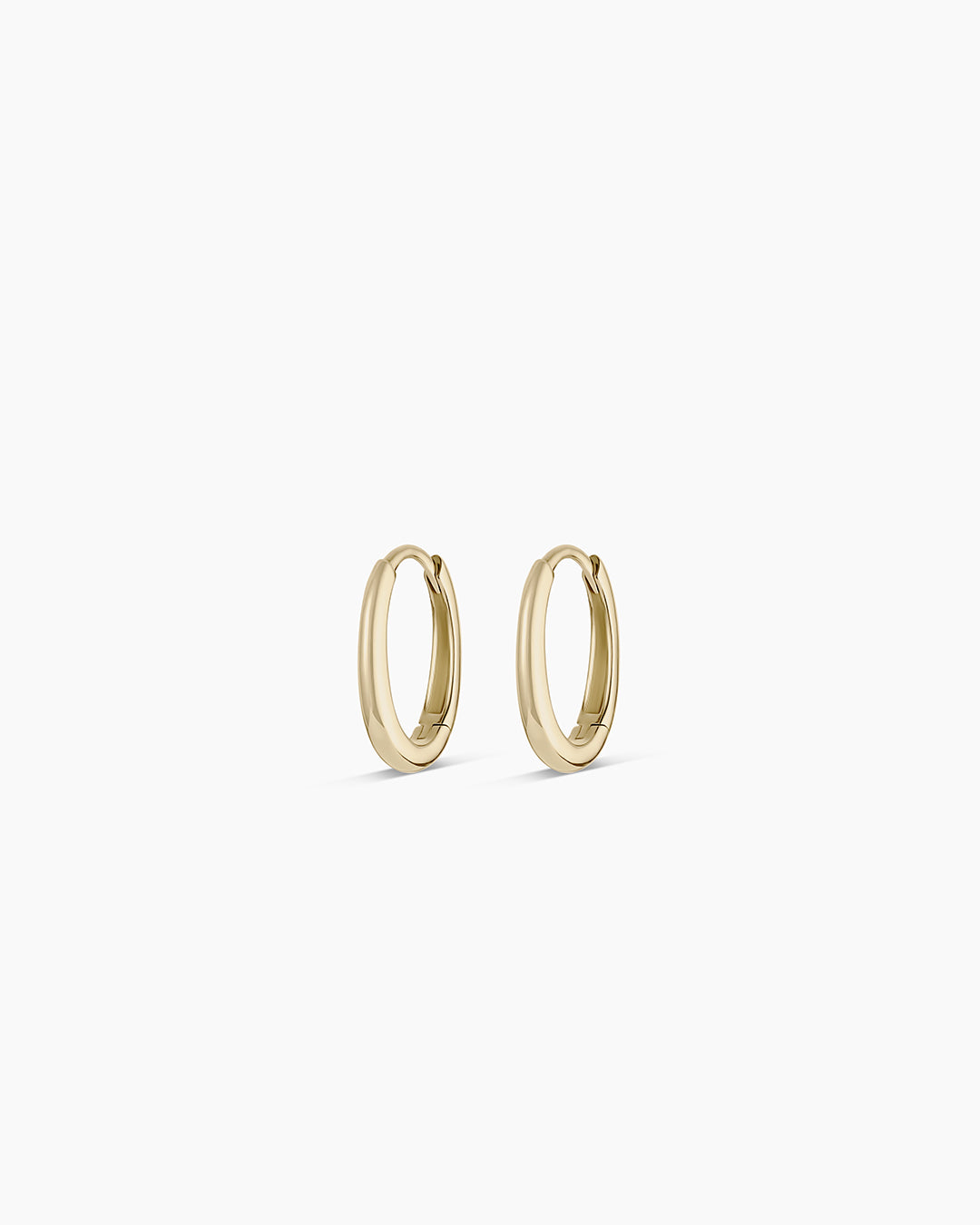 14K Gold Everyday Oval Huggies