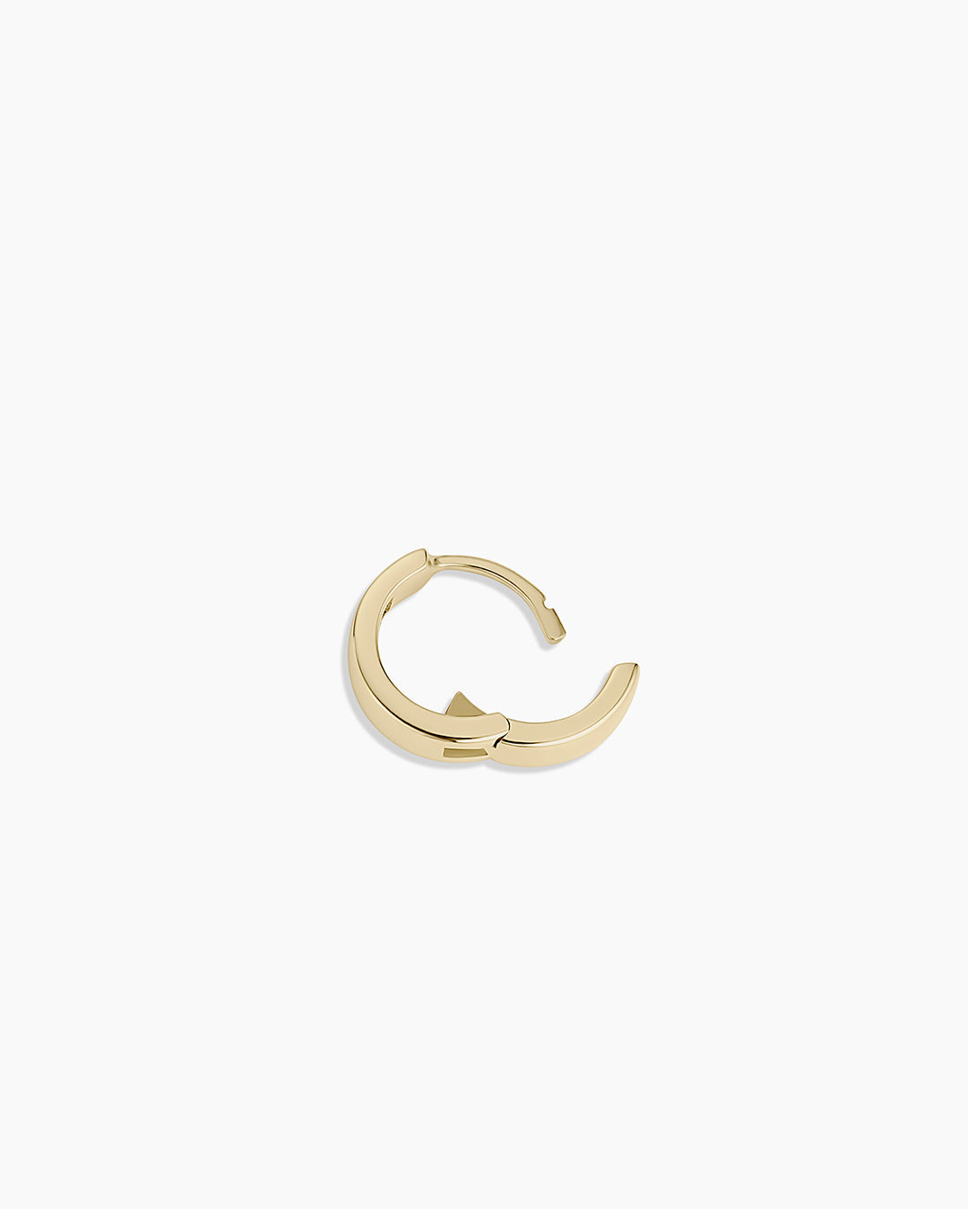 14K Diamond Love Rose Single Huggie