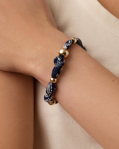 Paisley Bandana Knot Bracelet