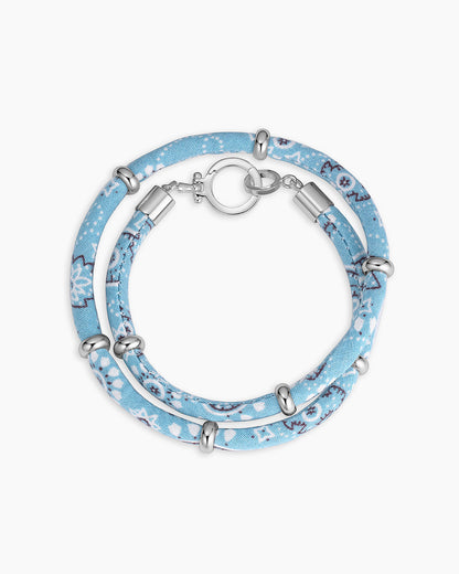 Paisley Bandana Wrap Bracelet