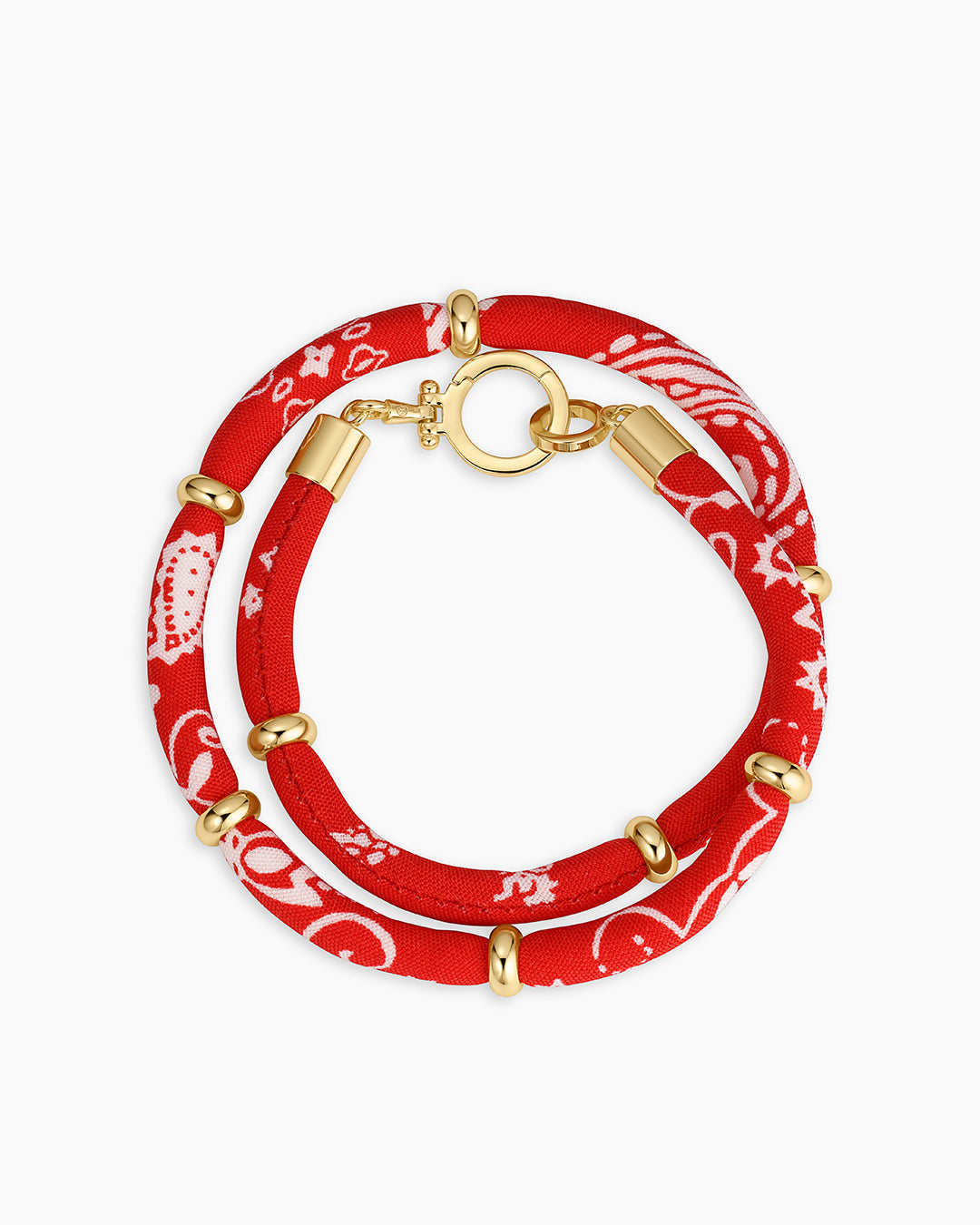 Paisley Bandana Wrap Bracelet
