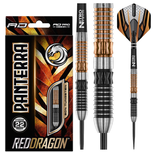 RED DRAGON - Panterra Darts - 90% Tungsten - 22g