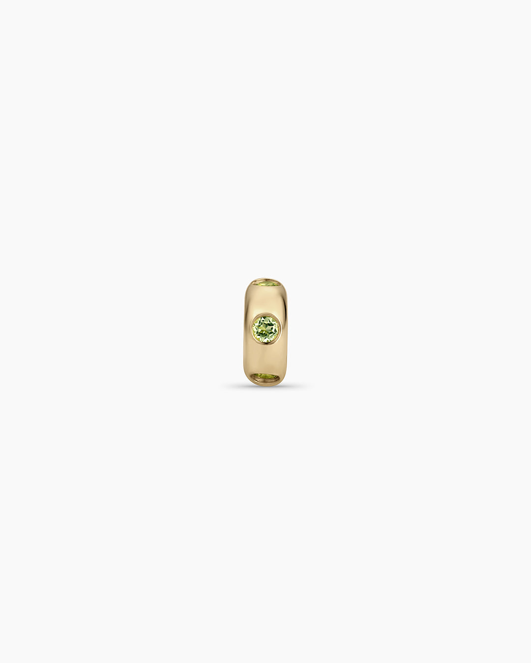 14K Gold Birthstone Halo Charm