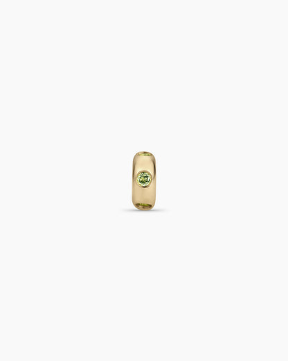 14K Gold Birthstone Halo Charm