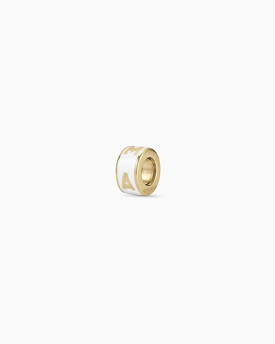 14K Gold Mama Halo Charm Necklace