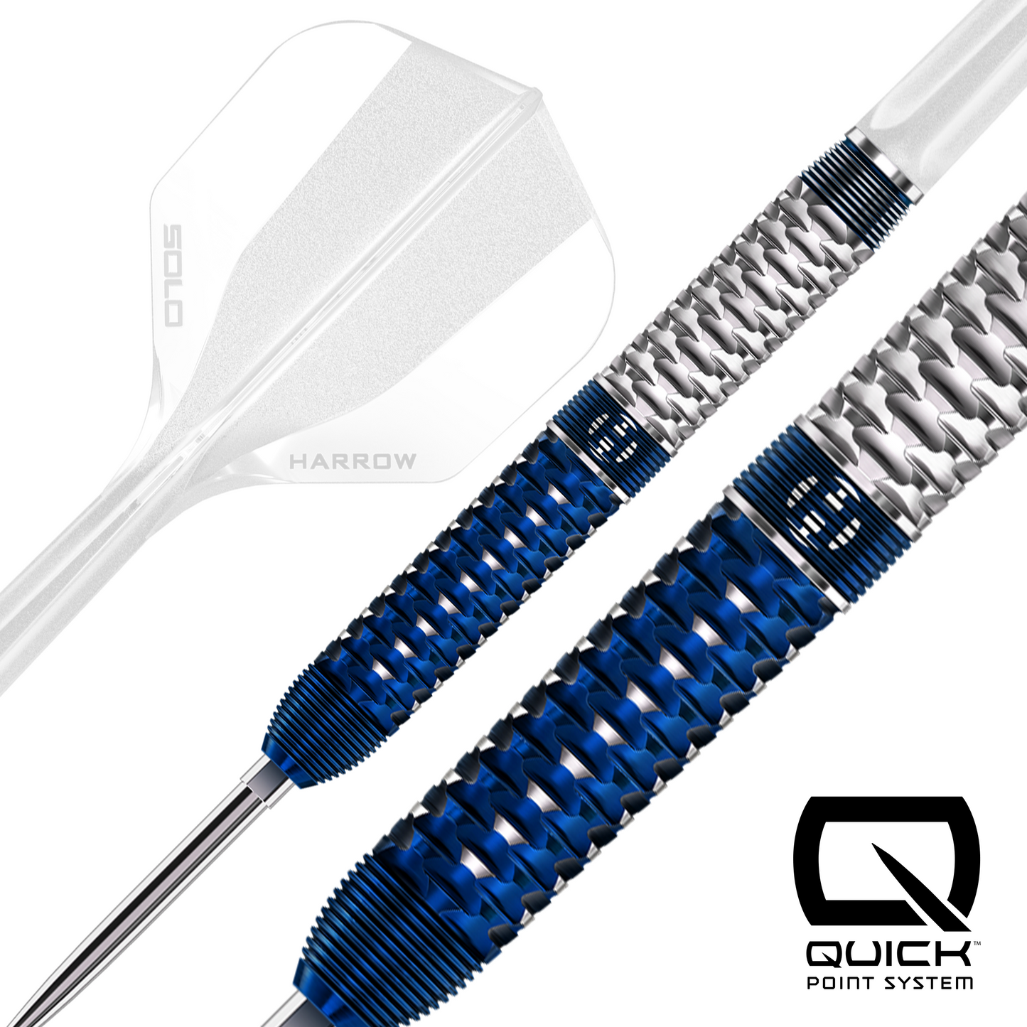 HARROWS - 23g Geo 01 Quick Point Darts - 90% Tungsten