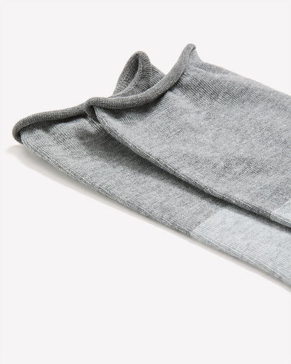 Colourblock Crew Socks with Rolled Edges