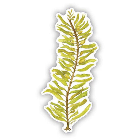 Feather Boa Kelp Vinyl Sticker - Seaweed Sticker