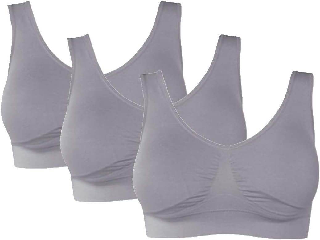 Women's Comfort Workout Sports Bra Low-Impact Activity Sleep Bras