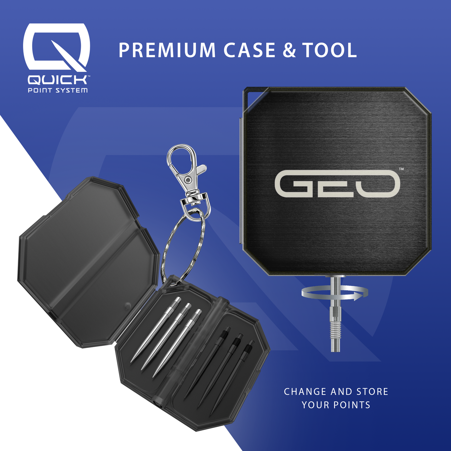 HARROWS - 23g Geo 01 Quick Point Darts - 90% Tungsten