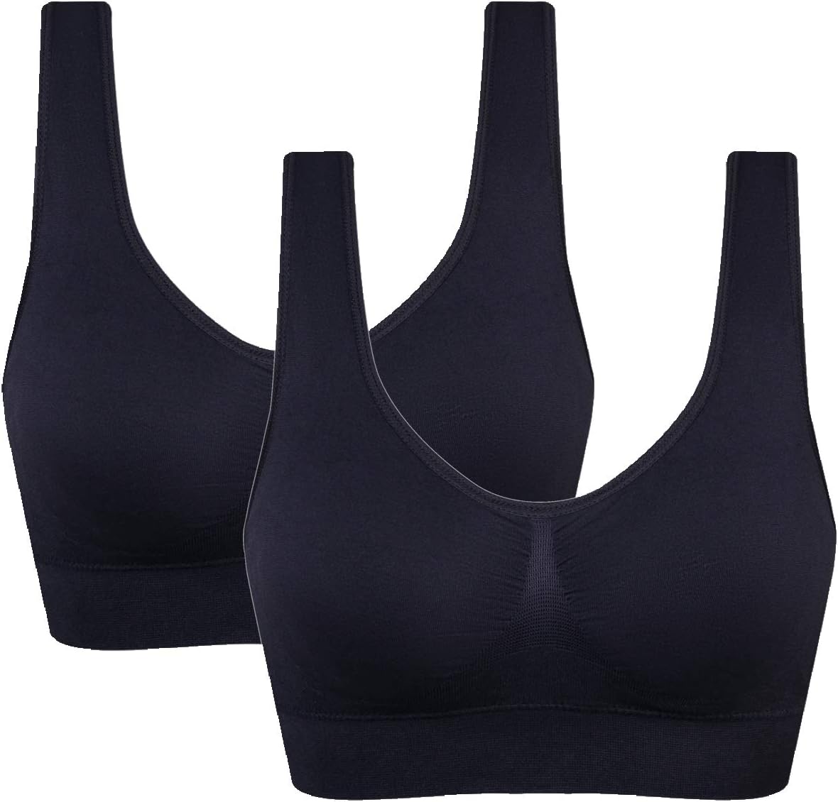 Women's Comfort Workout Sports Bra Low-Impact Activity Sleep Bras
