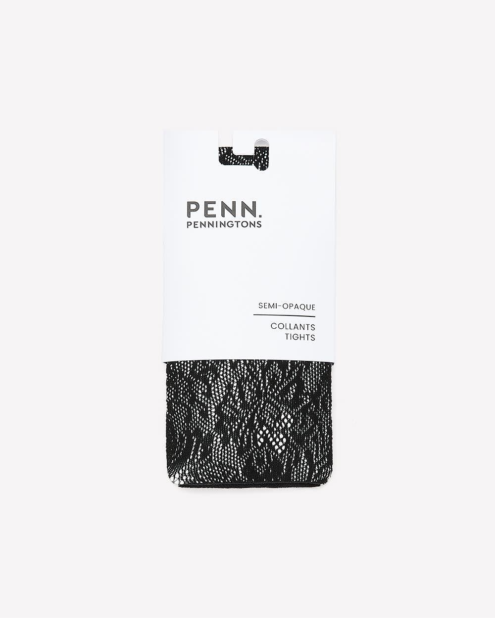 Black Floral Fishnet Fashion Tight