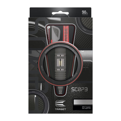 TARGET - Scope SP02 Swiss Point Steel Tip Darts - 90% Tungsten - 24g