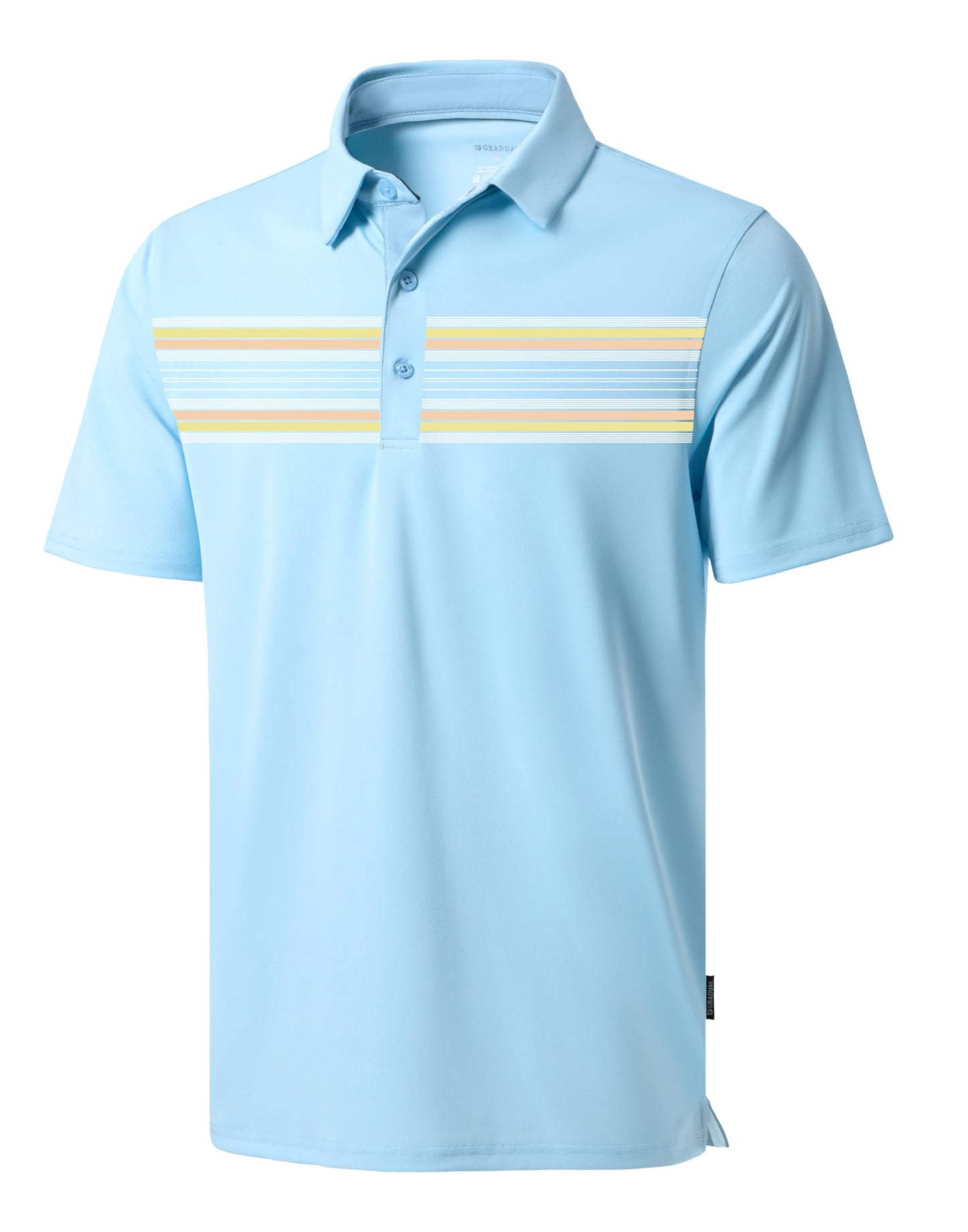Men's Golf Shirts Dry Fit Moisture Wicking Performance Short Sleeve Collared Polo Shirts for Casual Athletic Business