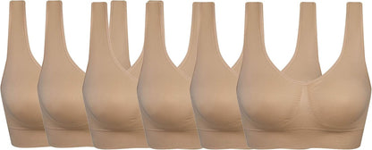 Women's Comfort Workout Sports Bra Low-Impact Activity Sleep Bras