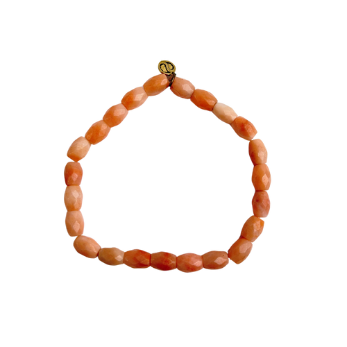 Pink Opal Oval Bracelet