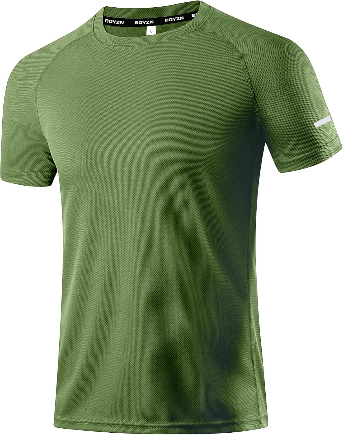 Boyzn 1, 3, 5 or 7 Pack Men's Workout Running Shirts, Dry Fit Moisture Wicking T-Shirt, Gym Athletic Short Sleeve Tee Shirts