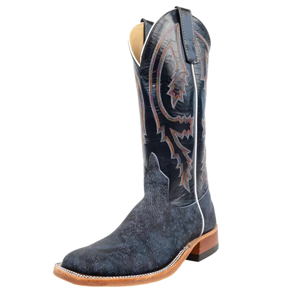 Anderson Bean Women's Blue Safari Giraffe Boot - Teskey's Exclusive