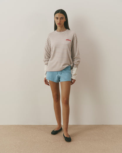 Knit Shorts - Breeze Blue