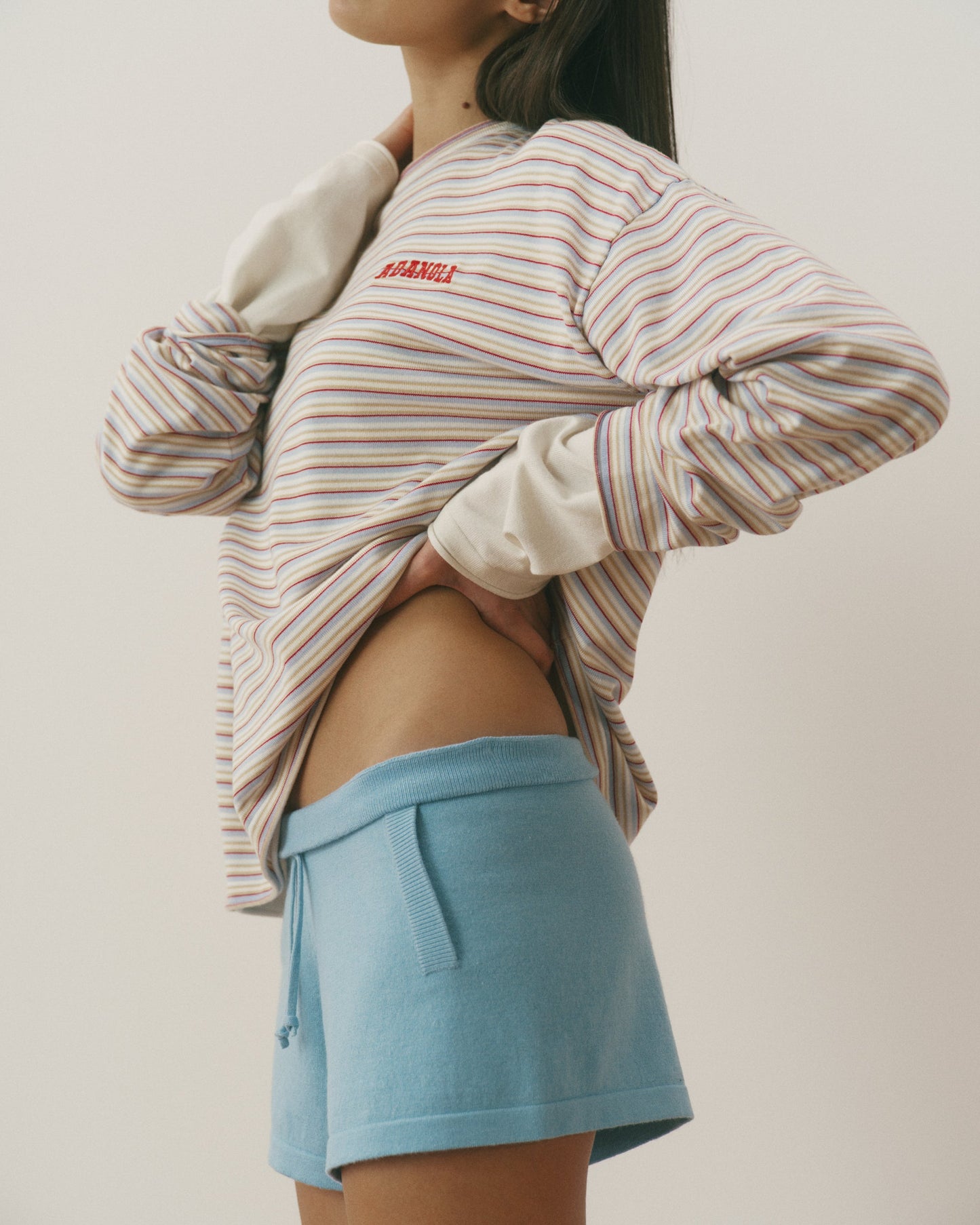 Knit Shorts - Breeze Blue