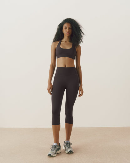 Ultimate Capri Leggings - Coffee Bean