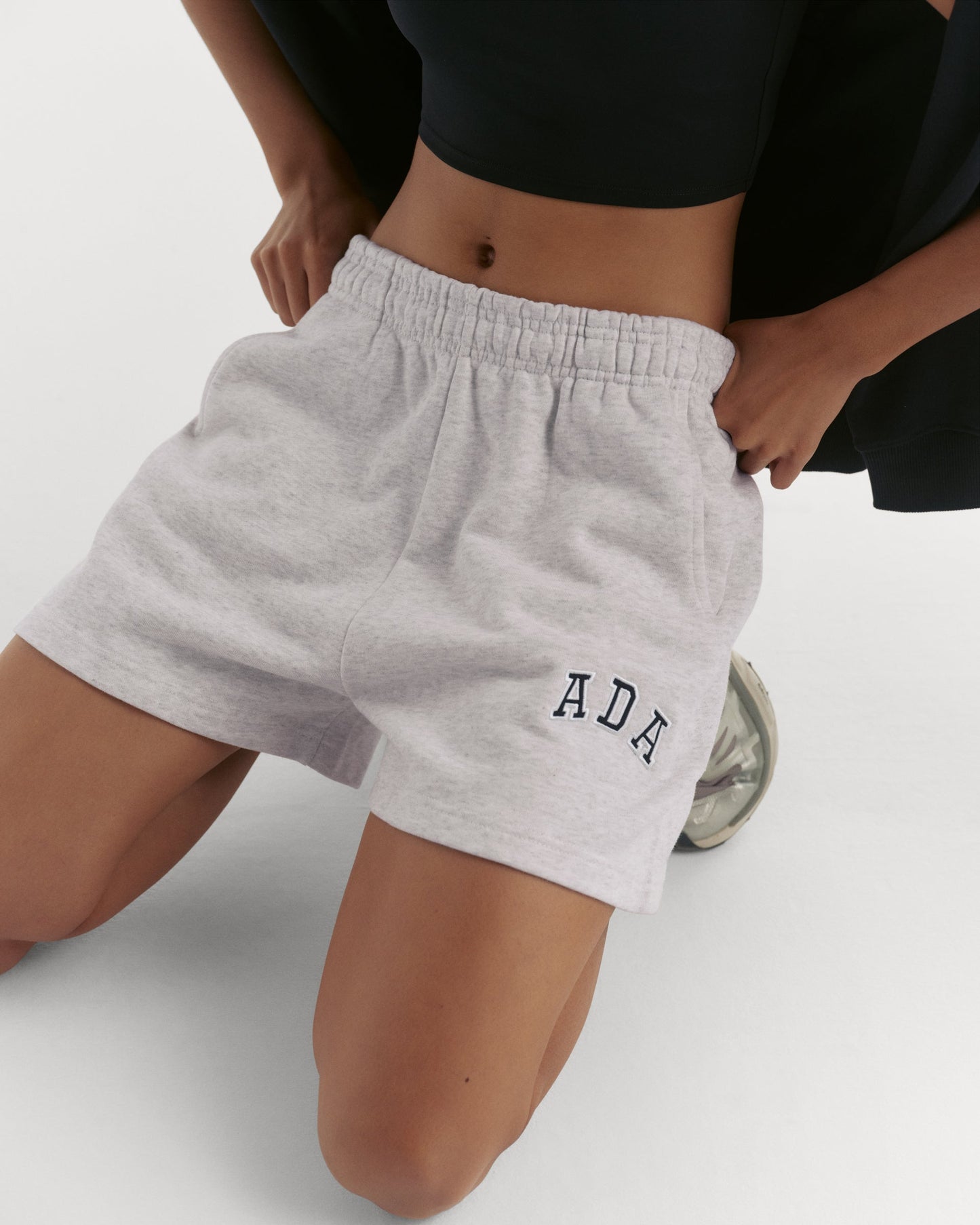 ADA Sweat Shorts - Light Grey Melange