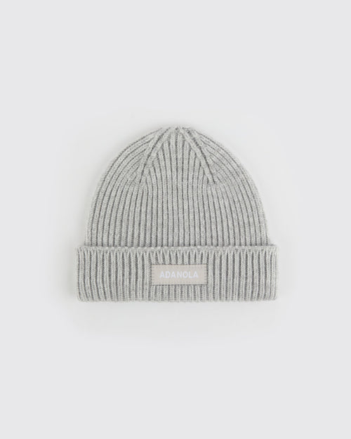 Mini Beanie - Light Grey Melange