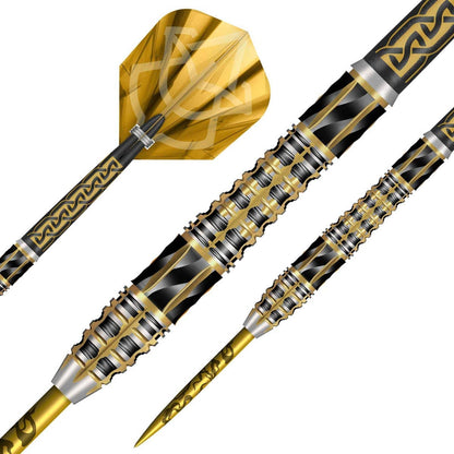SHOT - 23g - Alchemy Auro - 95% Tungsten - Steel Tip Darts