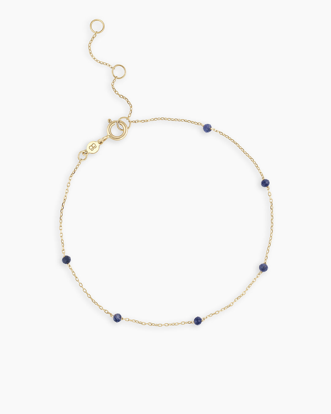 14K Gold Newport Birthstone Bracelet