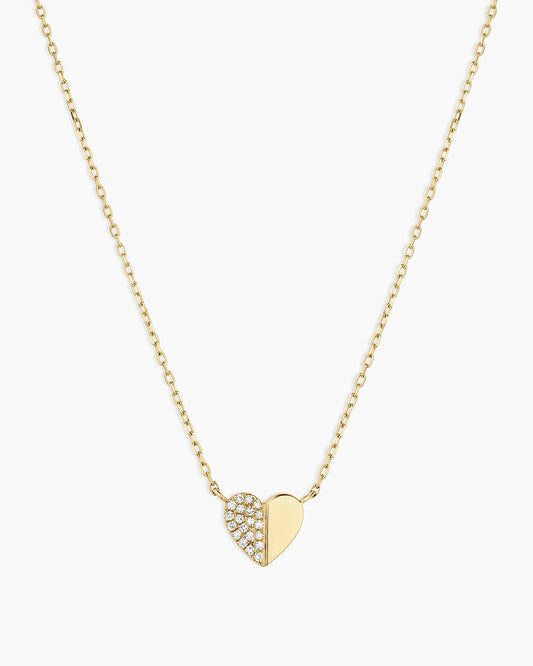 14K Diamond Bond Necklace